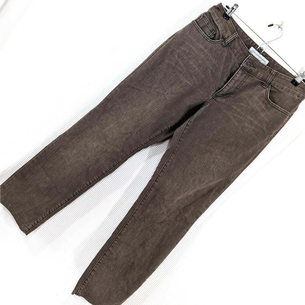 CHICO'S PLATINUM DENIM! GOLDEN TAN CLASSIC 5 POCKET STRETCH SKINNY JEANS! SZ 6P